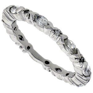 Marquise Eternity Wedding Band Ring